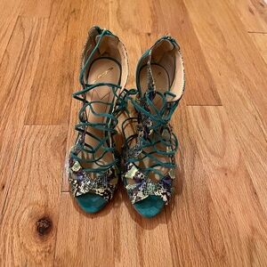 Brian Atwood Lace up Heel